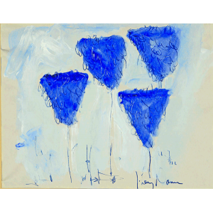 Quatre Arbres Bleus Ils Chantent Tot le Matin